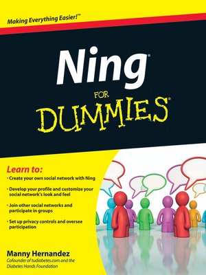 cover image of Ning For Dummies